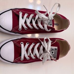 Converse All Star Classic Brick Red Canvas Sneakers